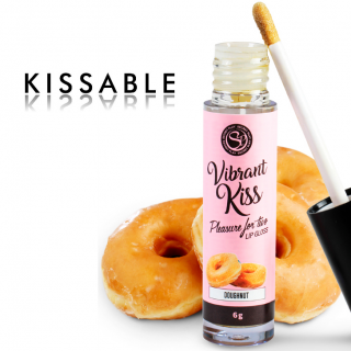 lip gloss vibrating kiss doughnut brillo de labios vibrador secret play egolala eroteca valencia