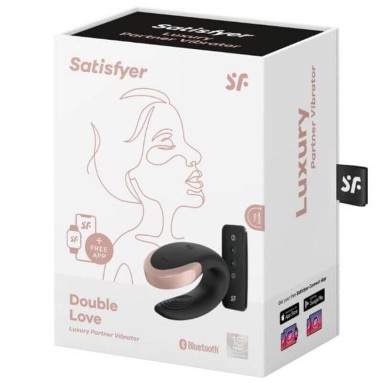 Satisfyer Double Love Negro Egolala Valencia Sex Shop