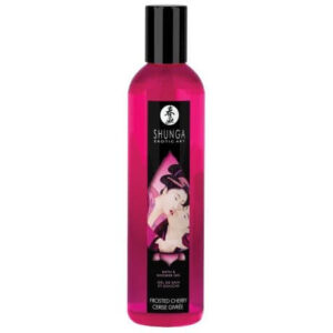 Gel Comestible Baño Ducha Cereza Afrodisiaco Shunga Egolala Eroteca Valencia 1