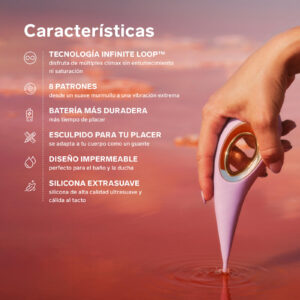 LELO DOT Rosa Vibrador Clitorial de Diseño Recargable USB Egolala Eroteca Valencia-5