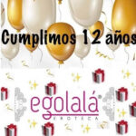 12 ANIVERSARIO EGOLALA VALENCIA. Ven a Tienda Física y te llevarás un Regalito nuestro!!.